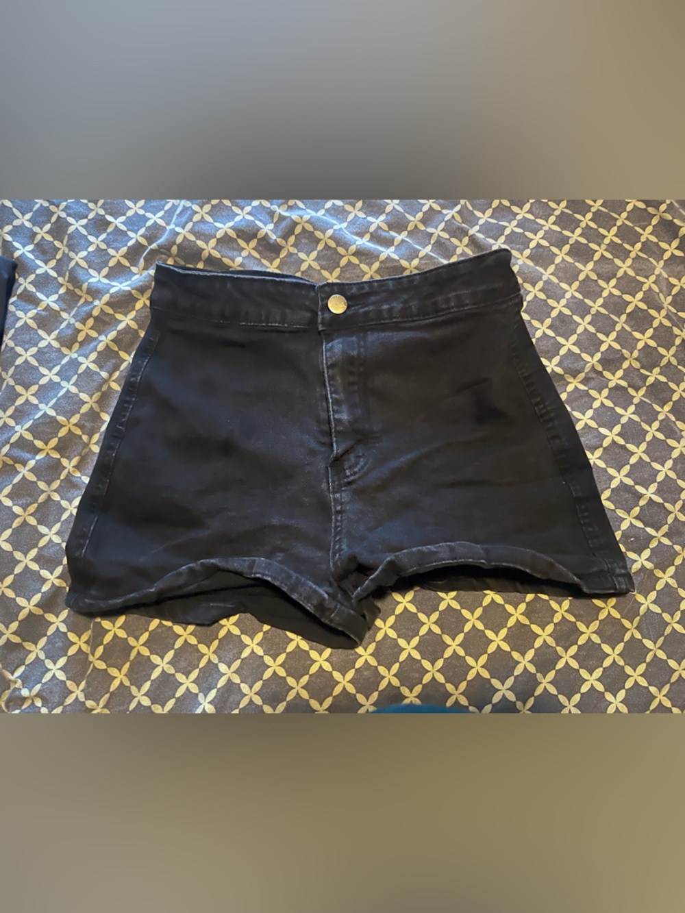 🖤(10 for $10) SHEIN Black High-Waist Stretch Denim Shorts